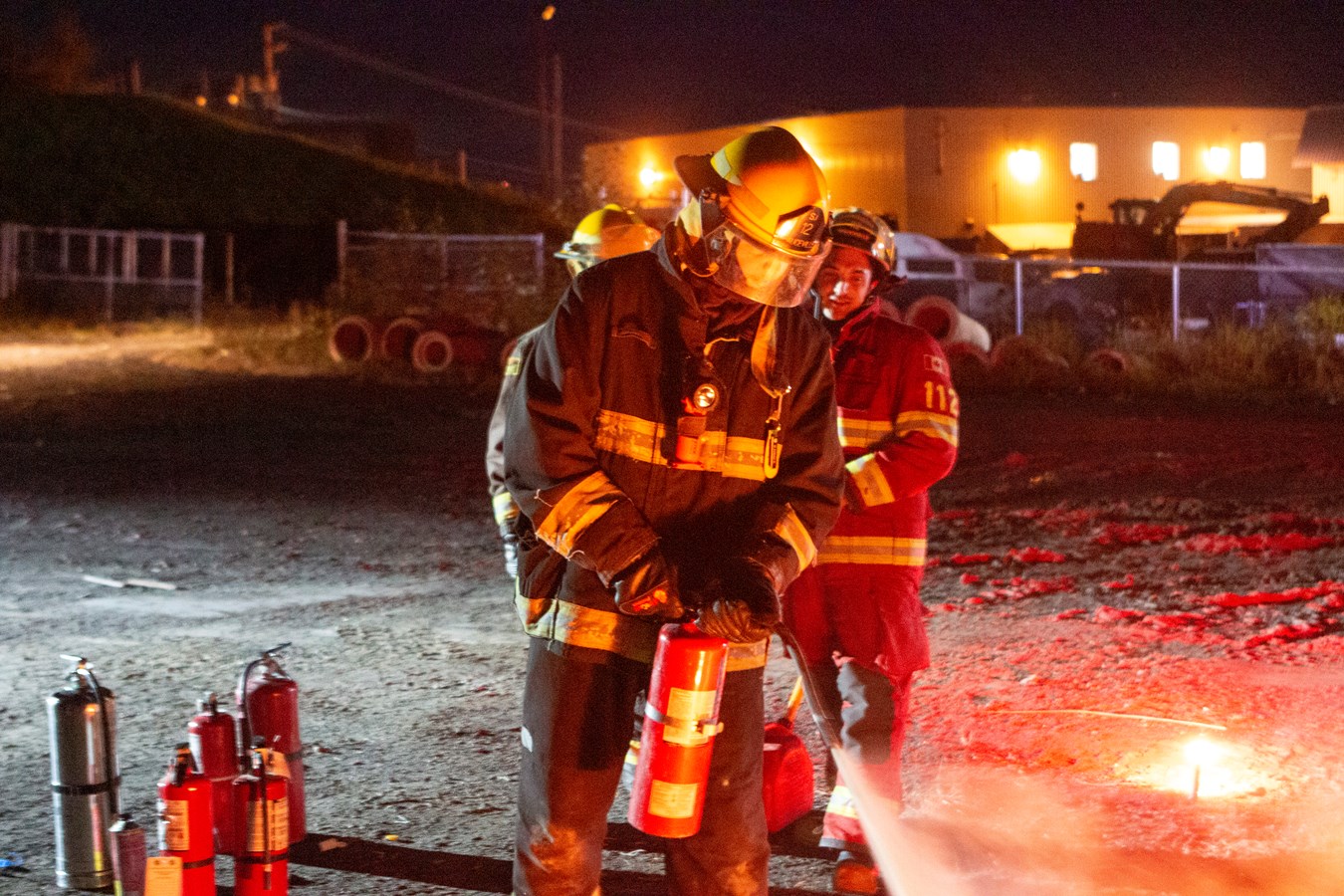 Les pompiers de Beauceville s'entraînent pour mieux intervenir