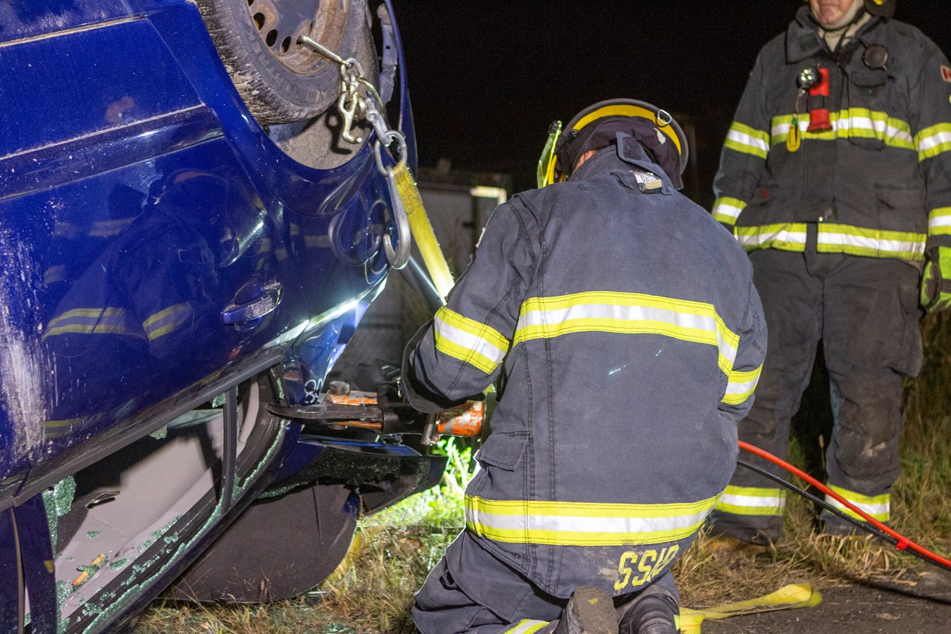 Les pompiers de Beauceville s'entraînent pour mieux intervenir