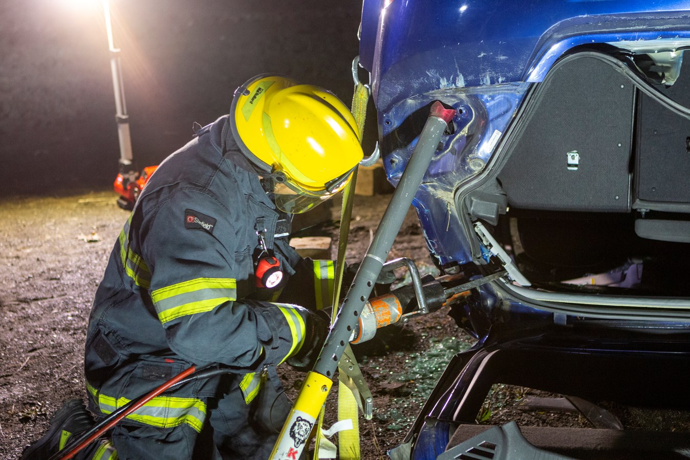 Les pompiers de Beauceville s'entraînent pour mieux intervenir