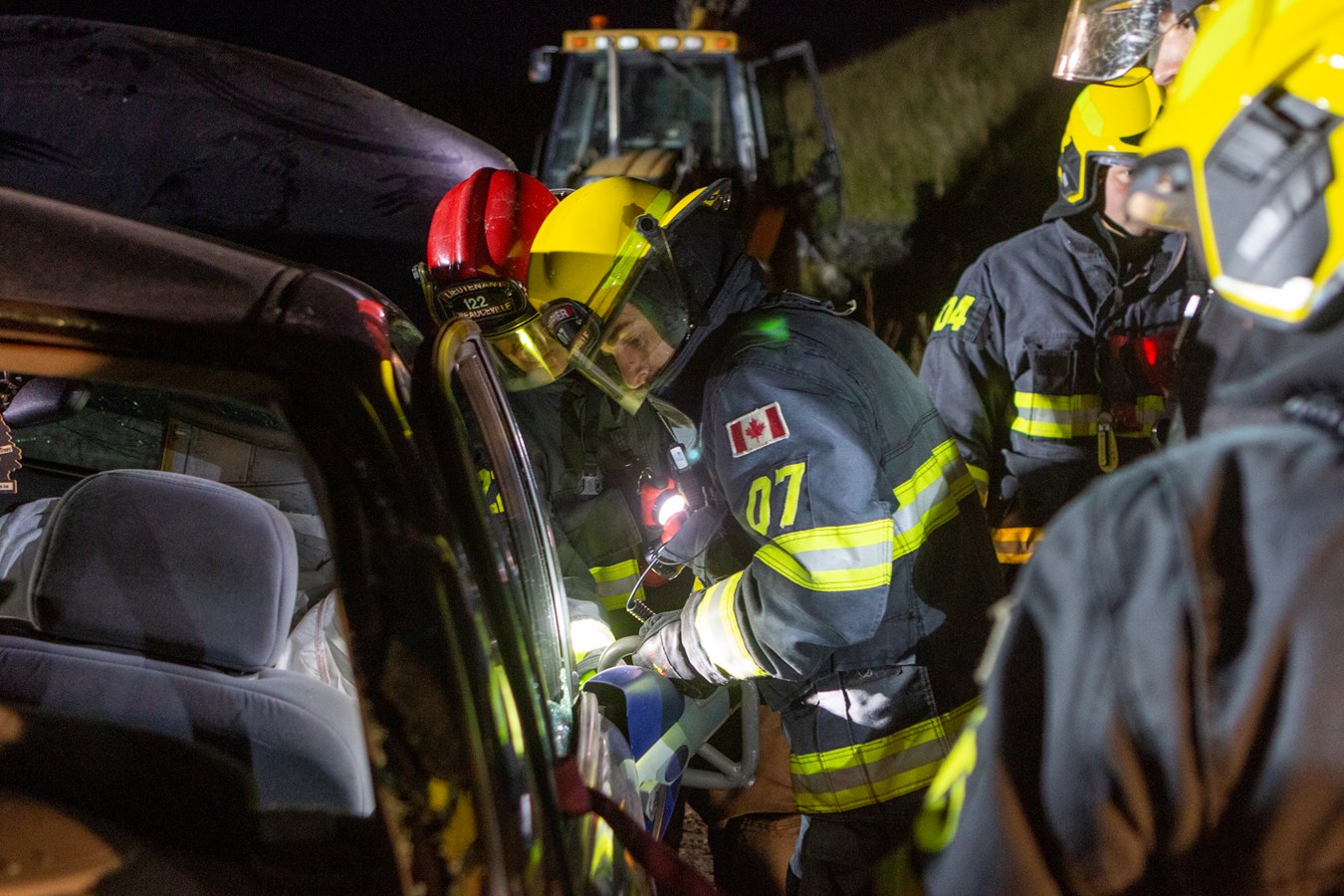 Les pompiers de Beauceville s'entraînent pour mieux intervenir