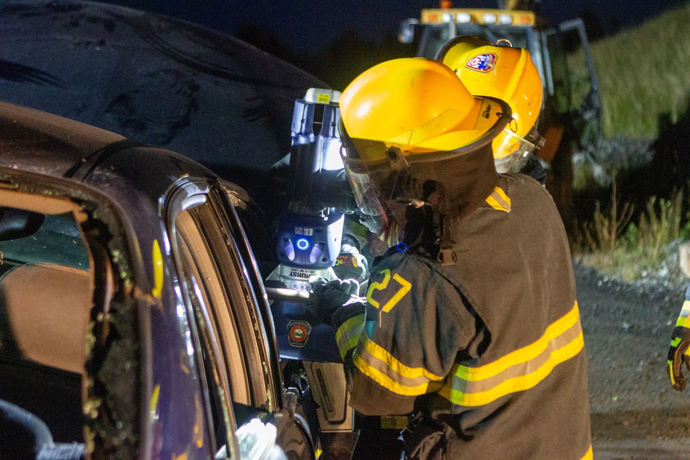 Les pompiers de Beauceville s'entraînent pour mieux intervenir