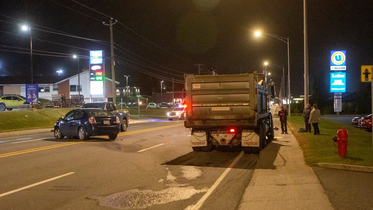 Trois véhicules impliqués dans un accident à Saint-Georges