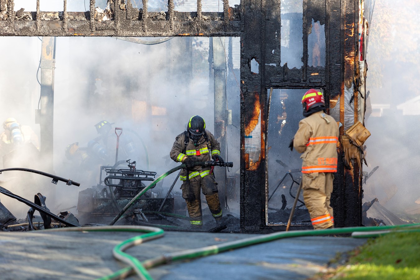 Incendie d'un garage résidentiel: plus de 100 000$ en dommages