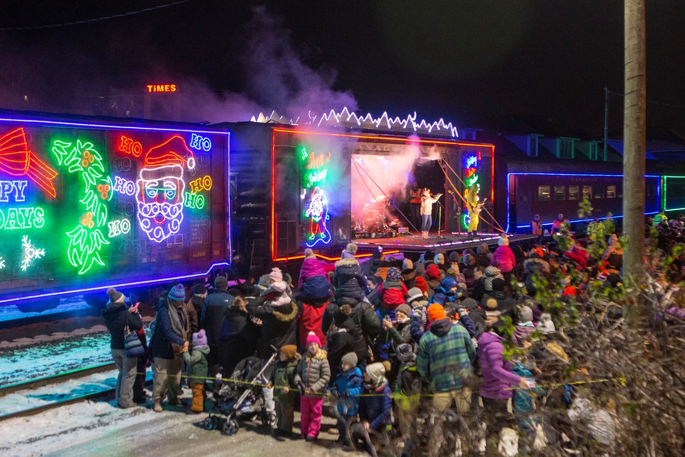 Le Train des Fêtes est passé à Lac-Mégantic
