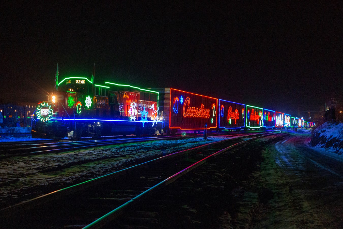Le Train des Fêtes est passé à Lac-Mégantic