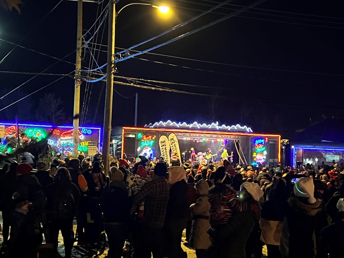 Le Train des Fêtes est passé à Lac-Mégantic