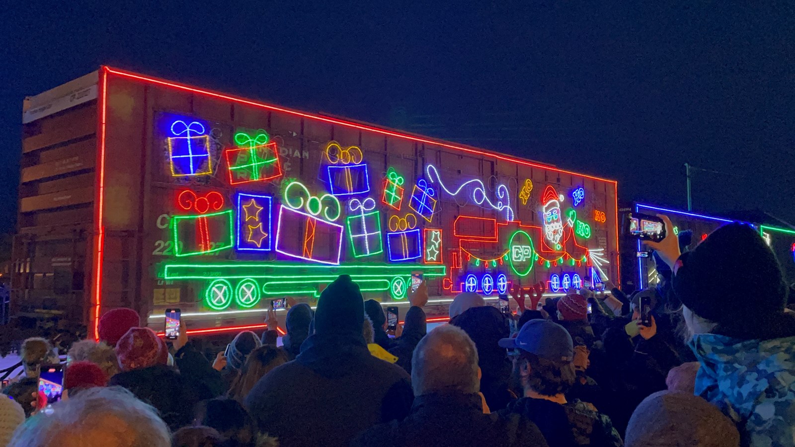 Le Train des Fêtes est passé à Lac-Mégantic