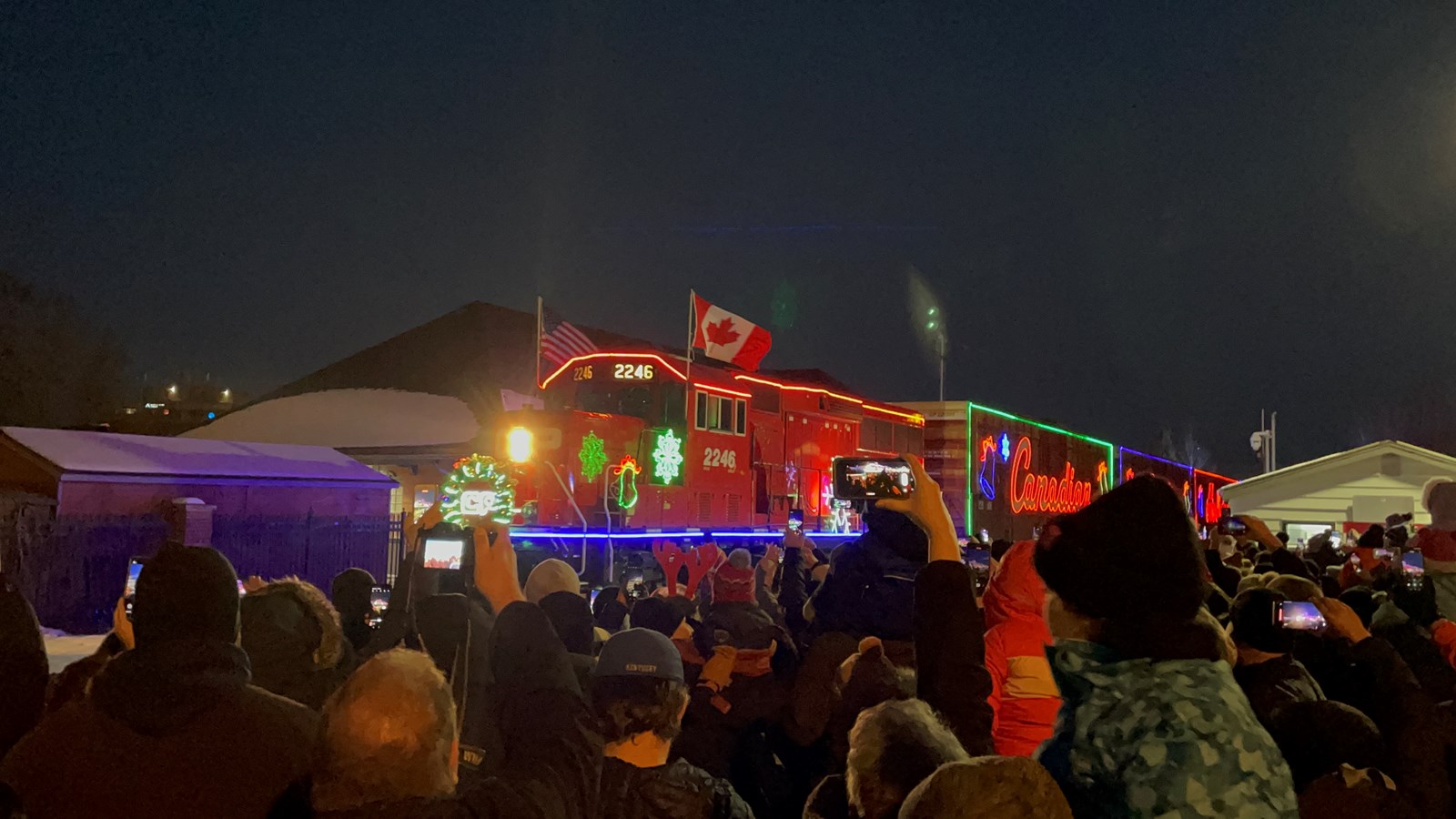 Le Train des Fêtes est passé à Lac-Mégantic