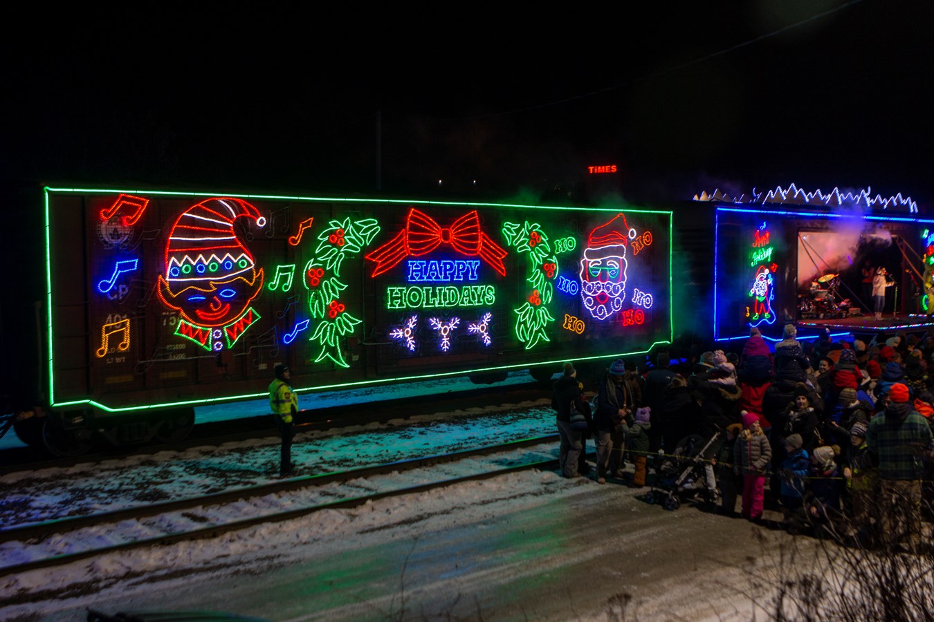 Le Train des Fêtes est passé à Lac-Mégantic