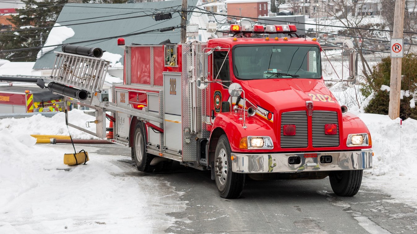 Feu de cheminée à Beauceville