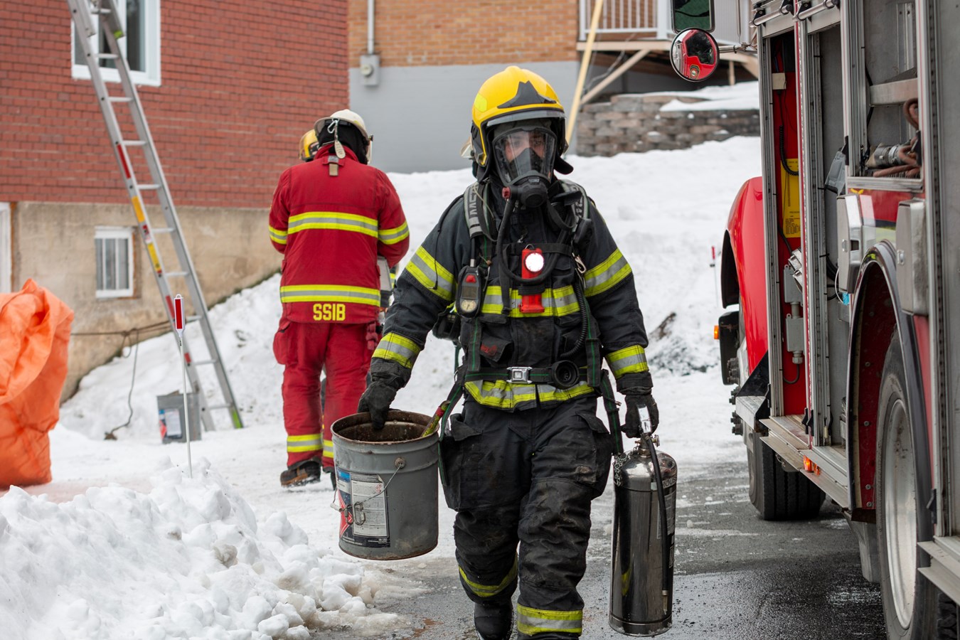 Feu de cheminée à Beauceville