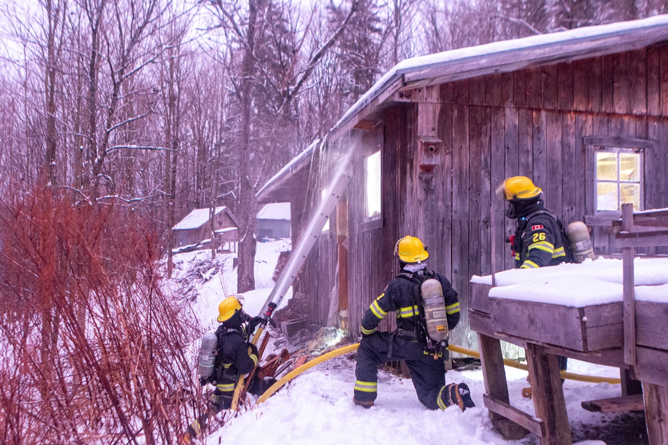 Feu de cabane à sucre Beauceville