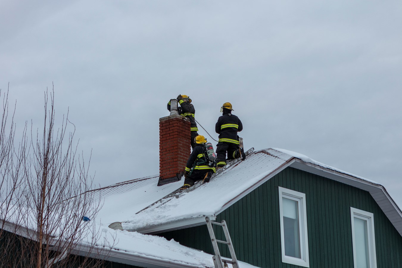 Feu de cheminé Saint-Éphrem