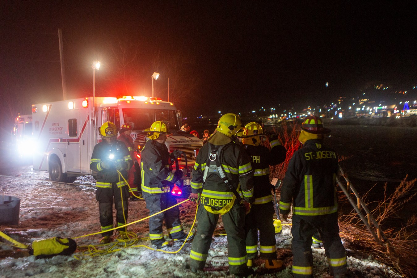 Voitures dans la rivière Chaudière : le conducteur en état d’ébriété