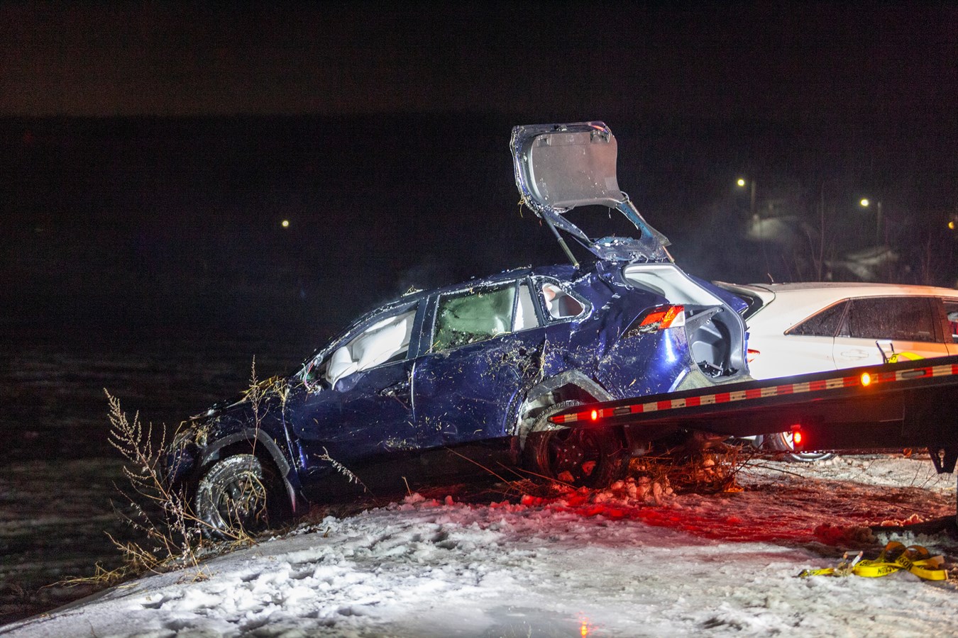 Voitures dans la rivière Chaudière : le conducteur en état d’ébriété