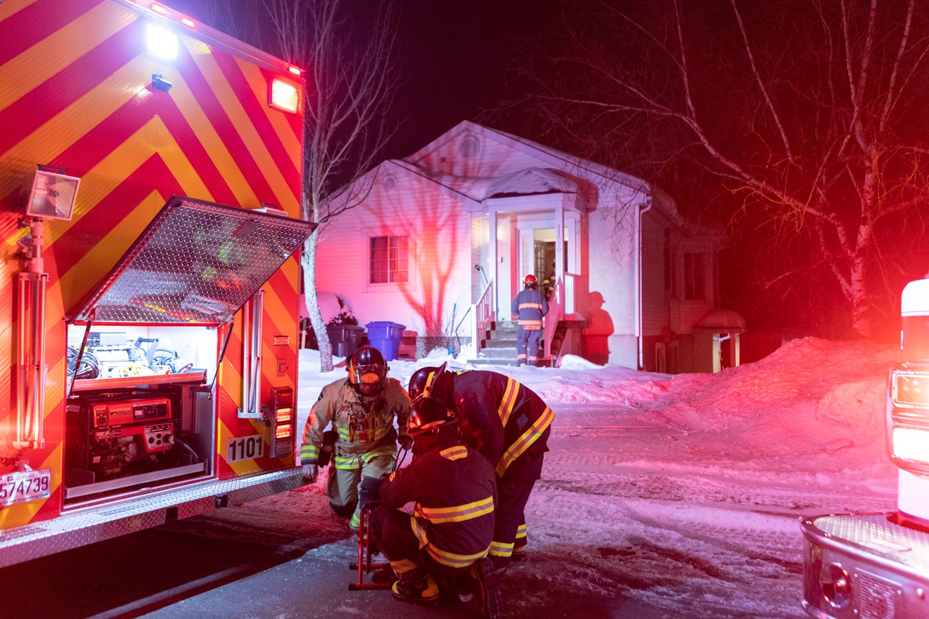 Un début d'incendie et quatre accidents en moins de 24h