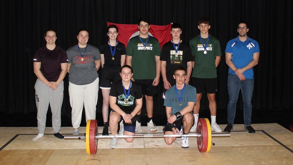 Les sept athlètes et leurs deux coachs sélectionnés