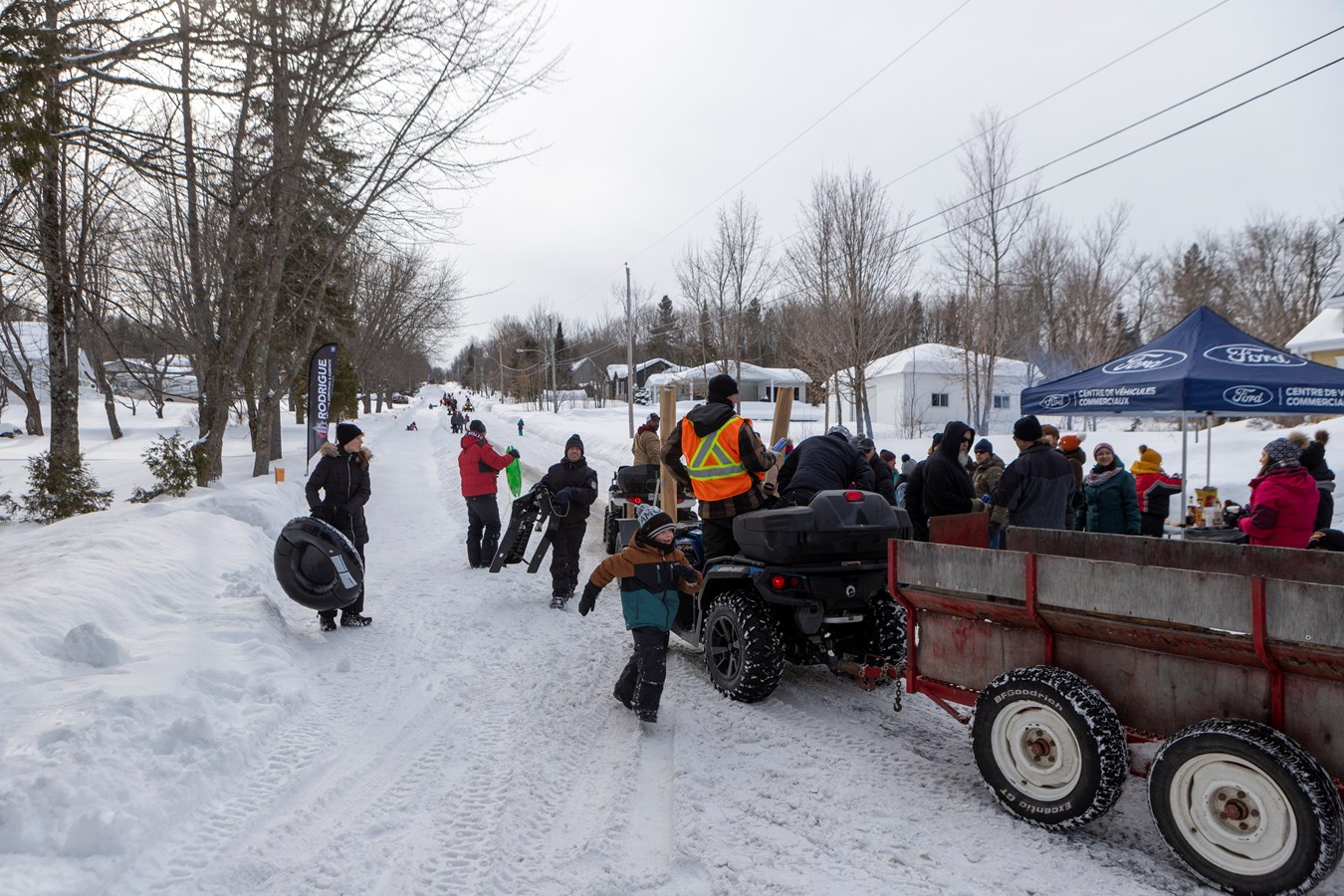 Beauceville: ça glisse sur la 110