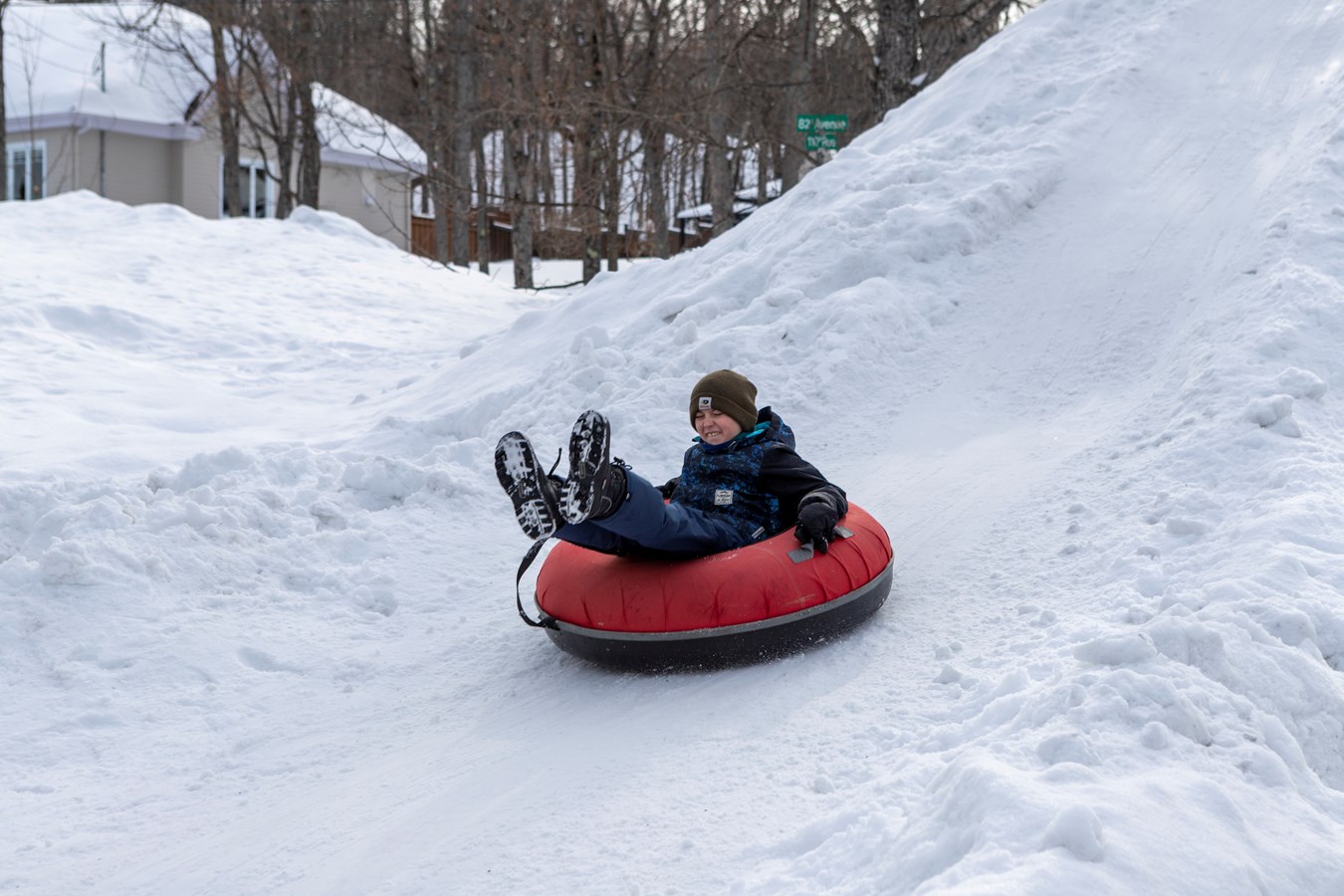 Beauceville: ça glisse sur la 110