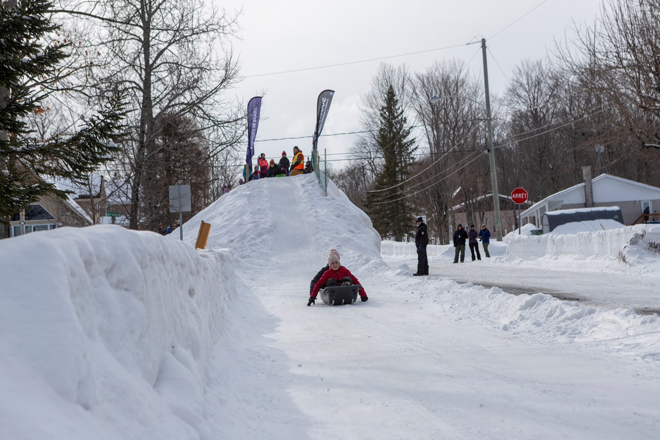 Beauceville: ça glisse sur la 110