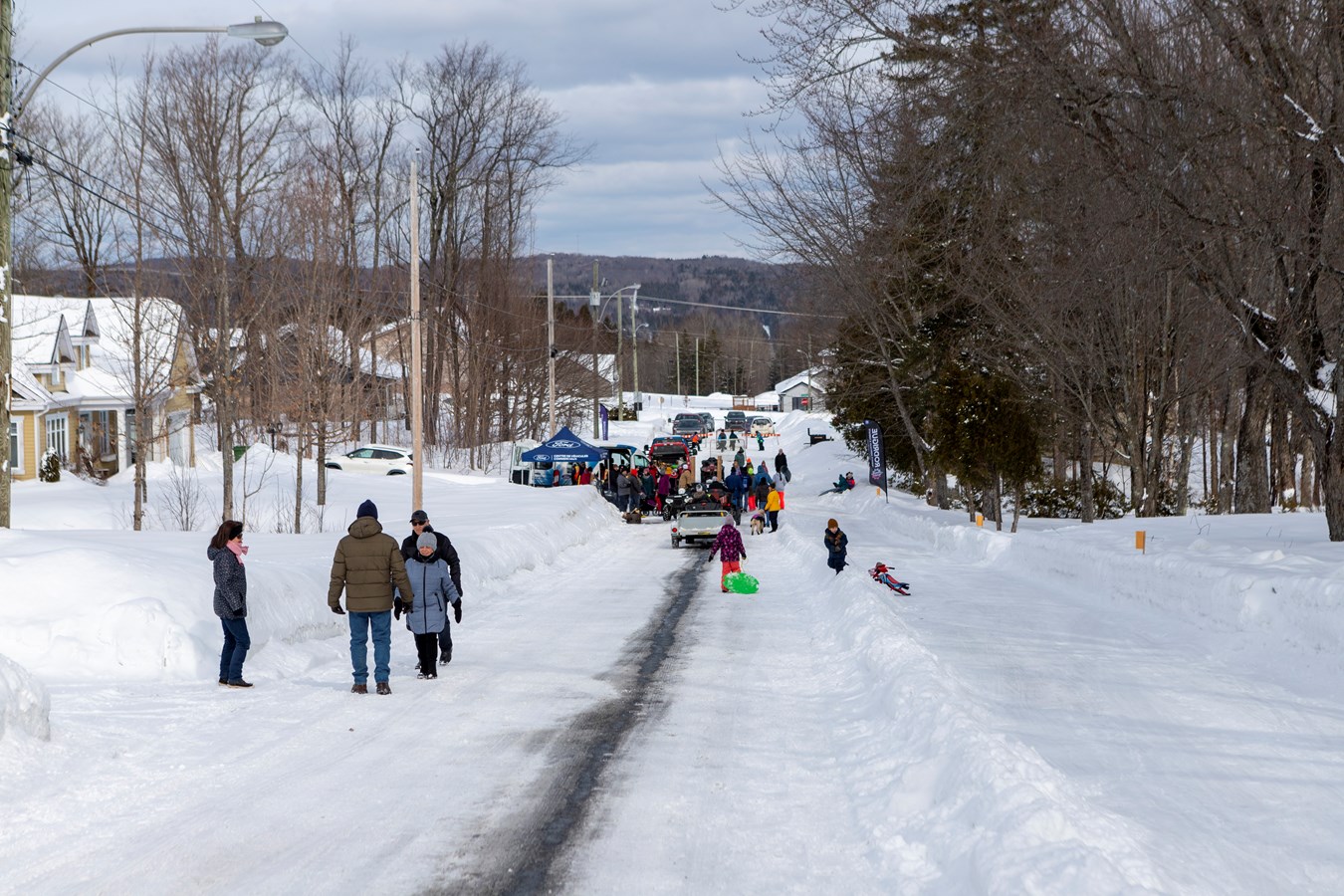 Beauceville: ça glisse sur la 110
