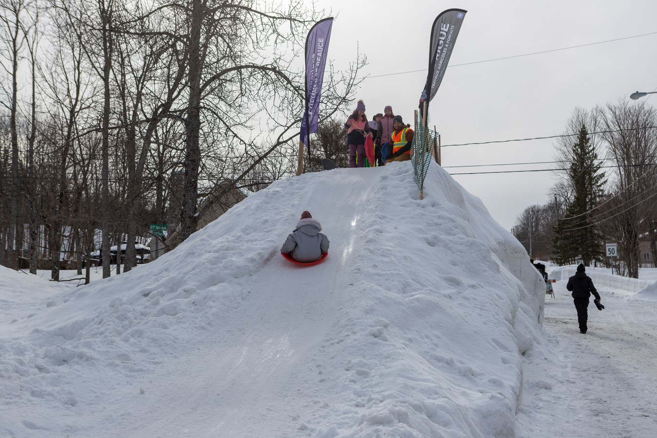 Beauceville: ça glisse sur la 110