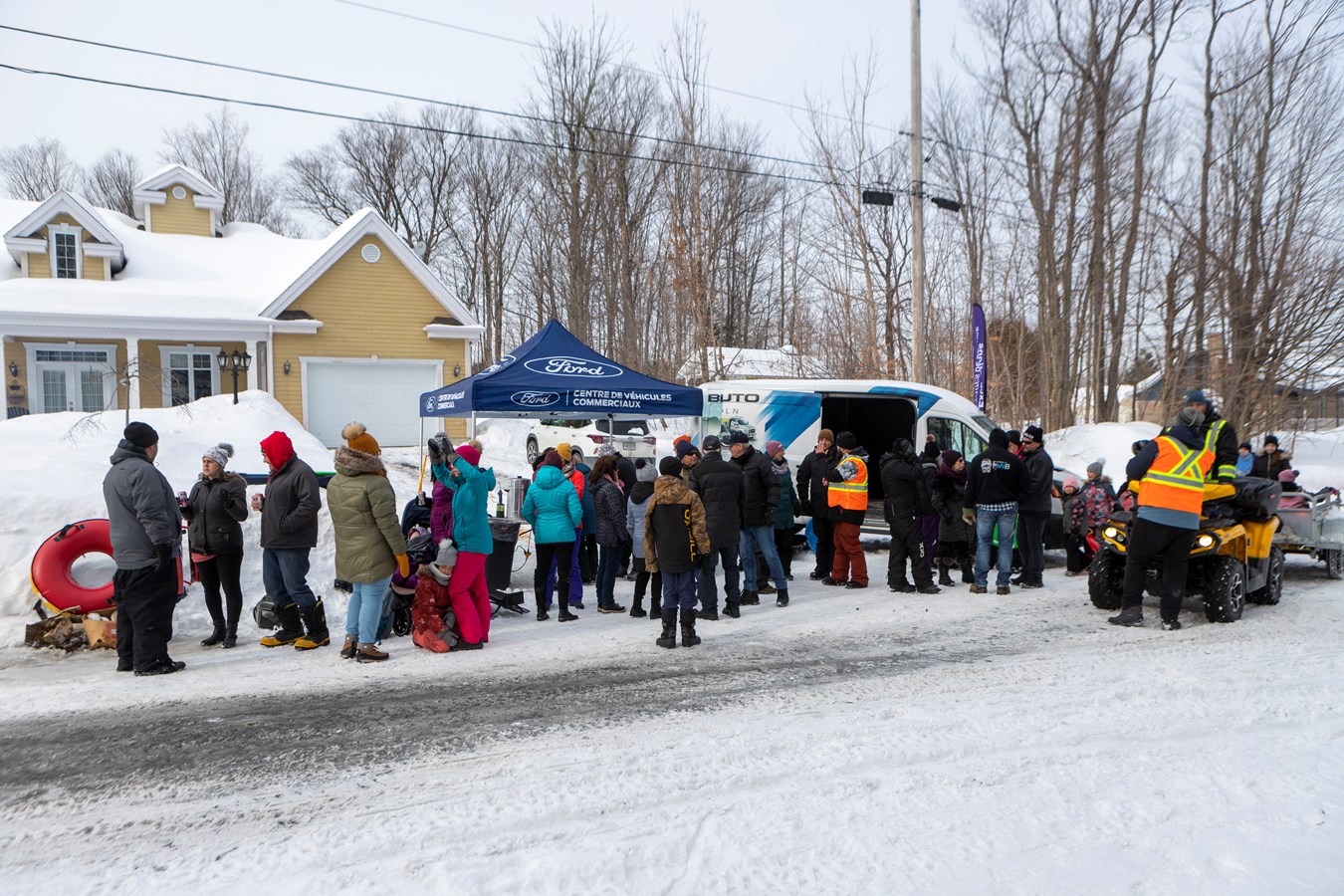 Beauceville: ça glisse sur la 110