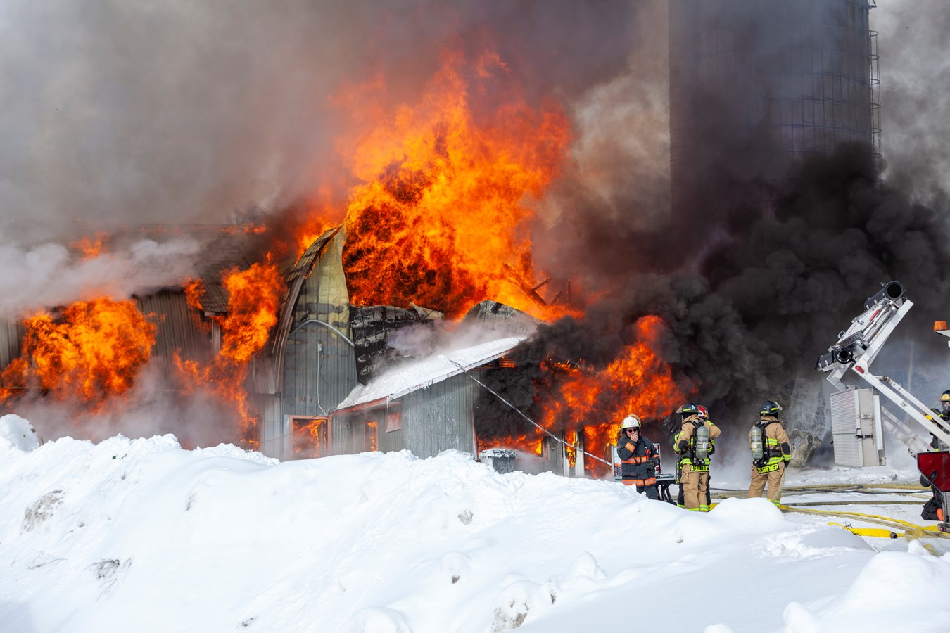 Incendie agricole Saint-Georges : 70 bêtes ont péri 