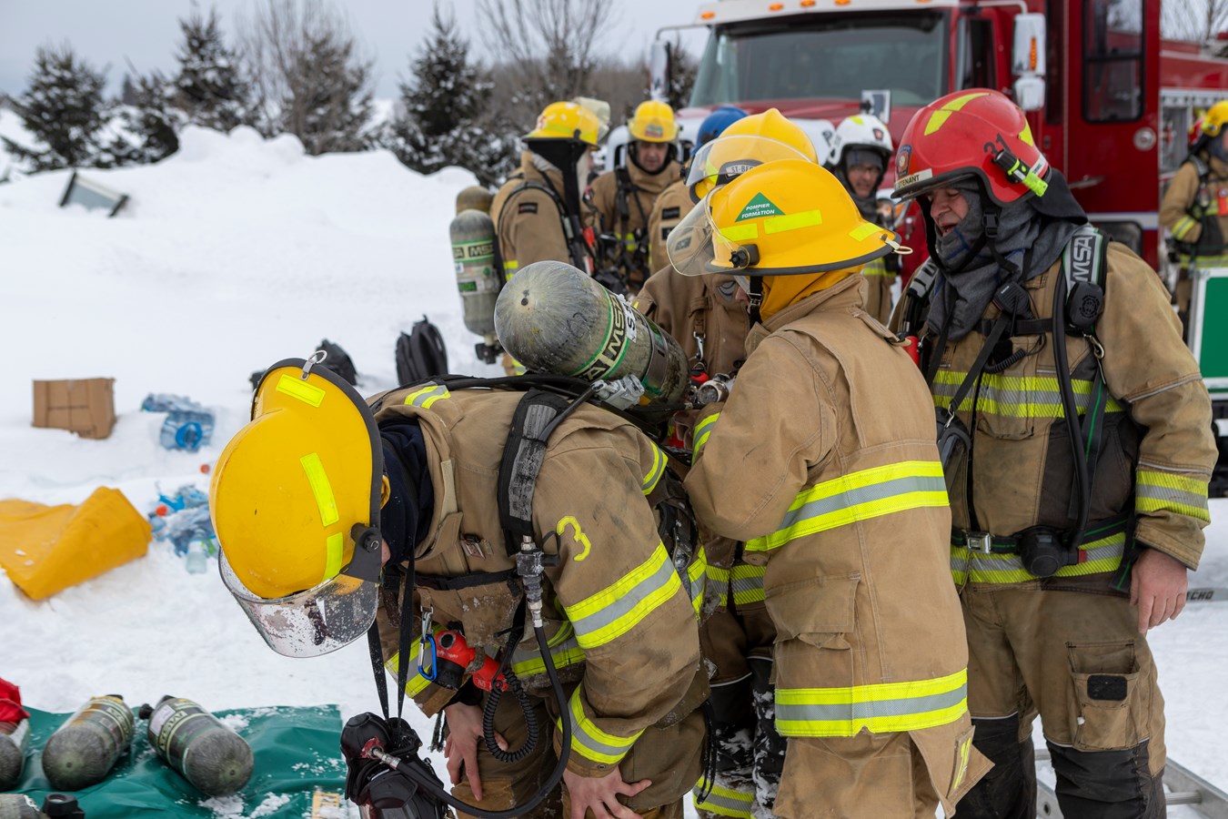 Incendie dans une ferme porcine de Saint-Elzéar