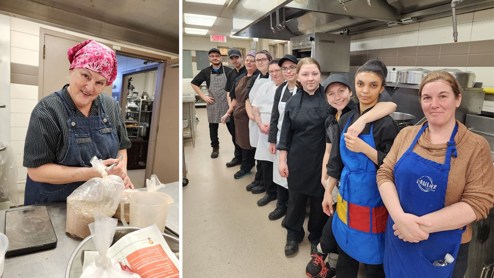 Philippe Le Meur et ses étudiants cuisinent 2 000 repas pour Moisson Beauce