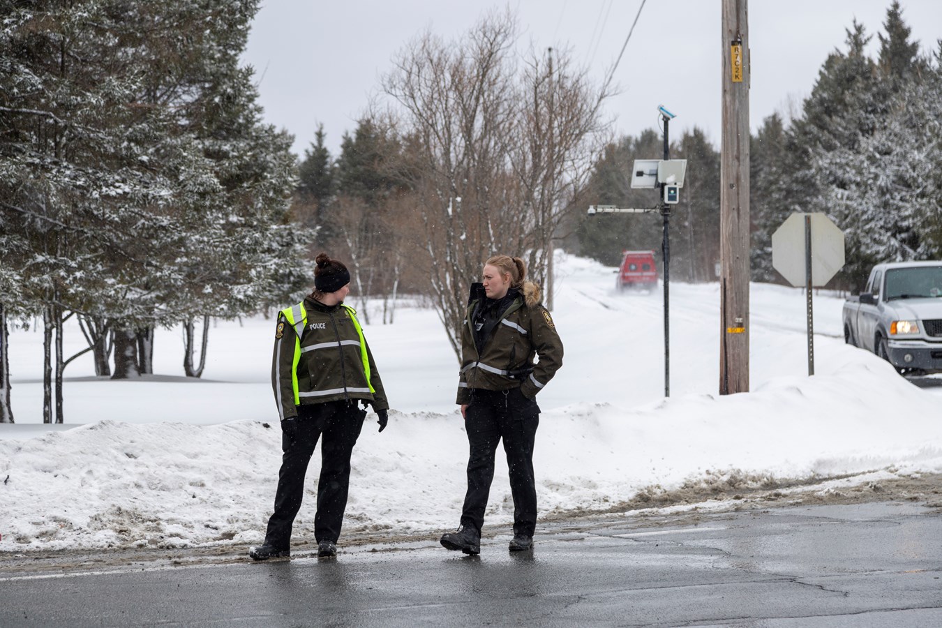 Accident impliquant deux véhicules sur la route 269 à Saint-Martin