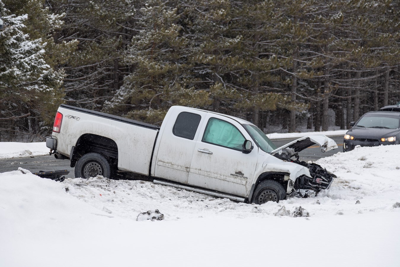 Accident impliquant deux véhicules sur la route 269 à Saint-Martin