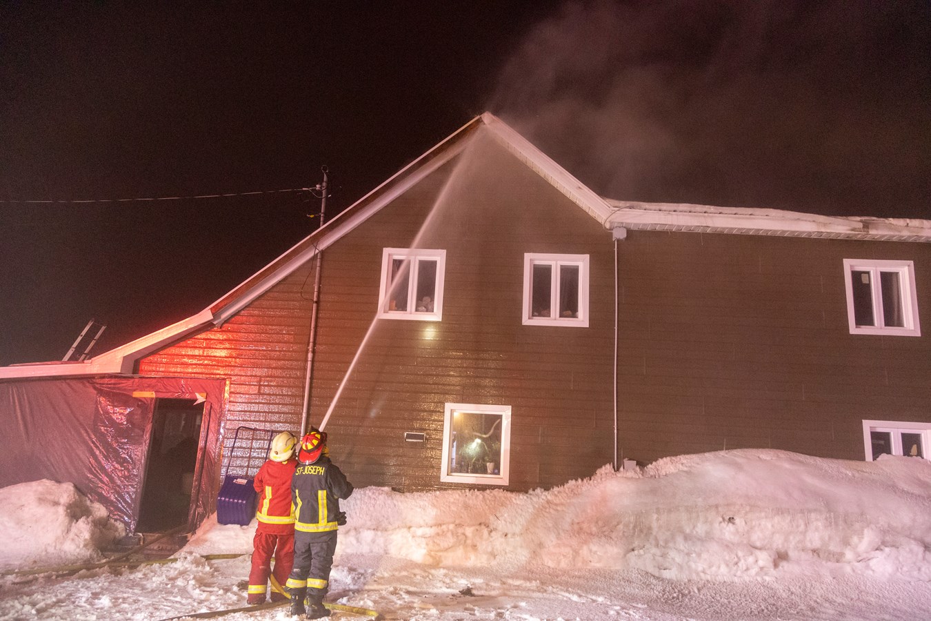 Incendie à Saint-Frédéric d'une résidence familiale
