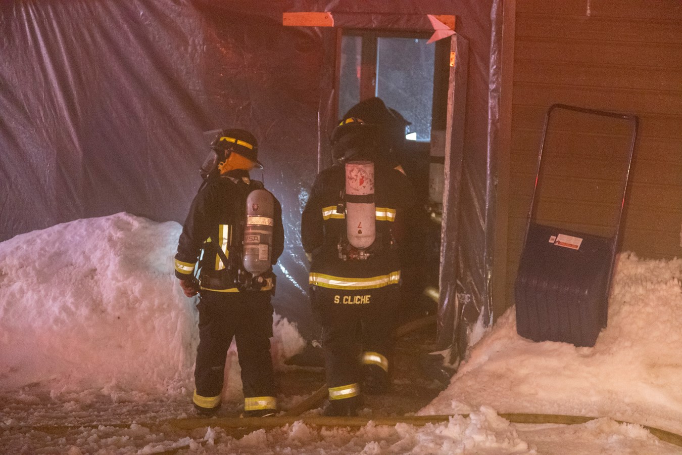 Incendie à Saint-Frédéric d'une résidence familiale