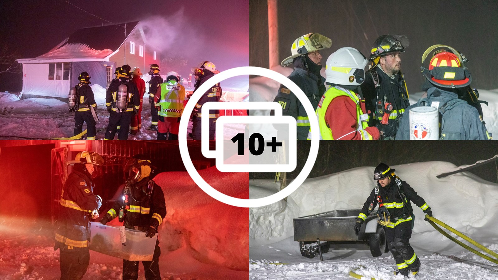Incendie à Saint-Frédéric d'une résidence familiale