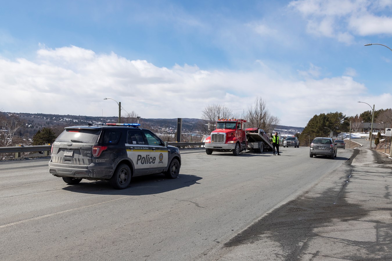 Un accident ce midi sur le boulevard Lacroix à Saint-Georges