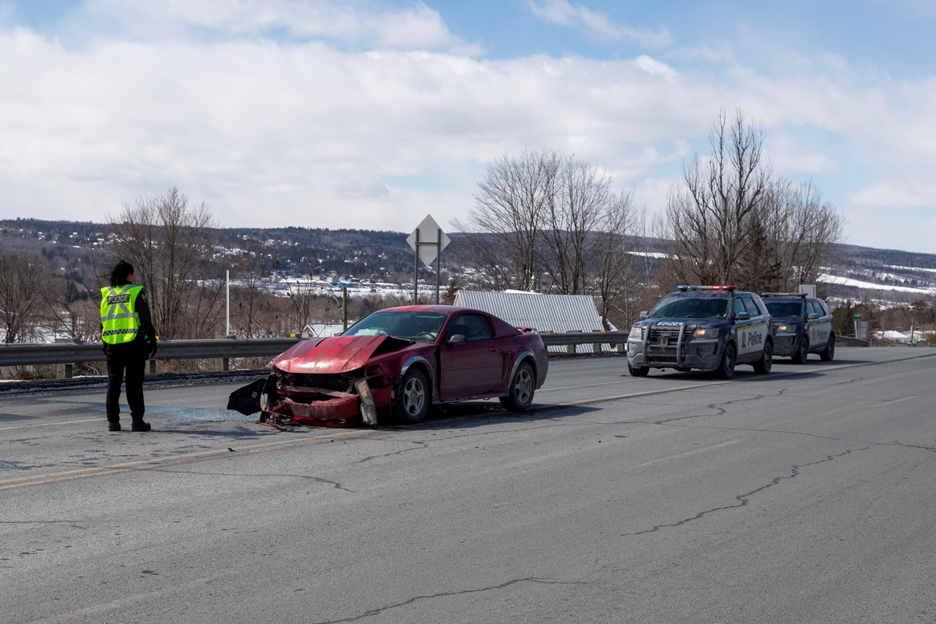 Un accident ce midi sur le boulevard Lacroix à Saint-Georges