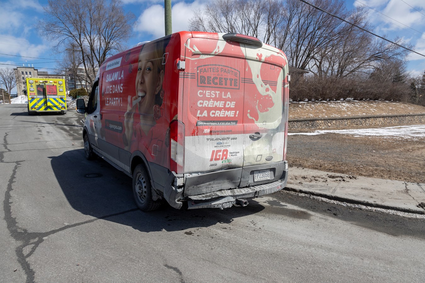 Un accident ce midi sur le boulevard Lacroix à Saint-Georges