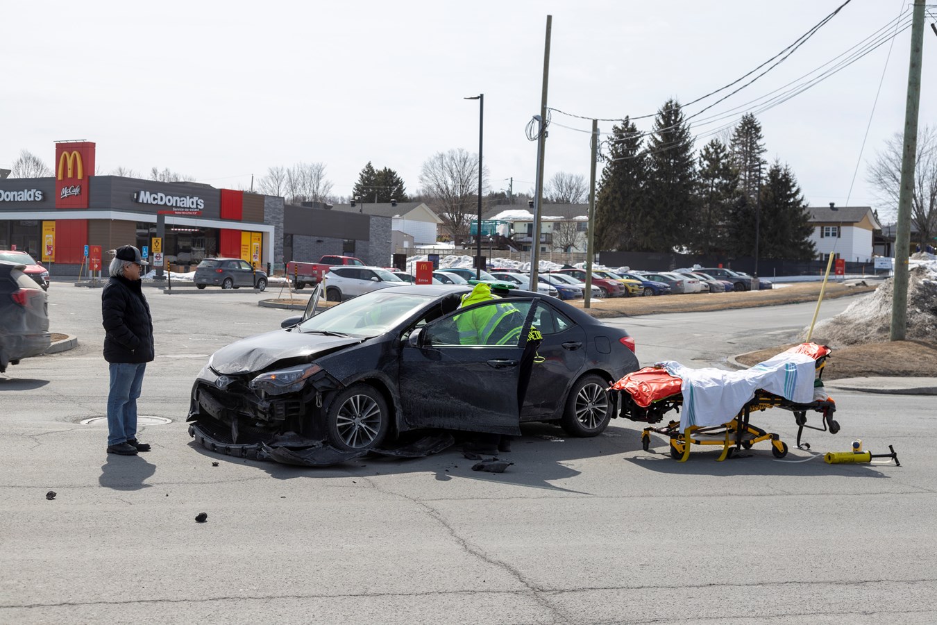 Deux collisions frontales à Saint-Georges et Saint-Honoré-de-Shenley