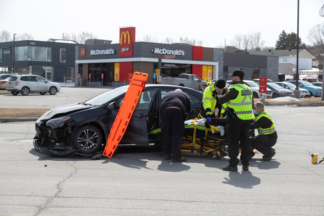 Deux collisions frontales à Saint-Georges et Saint-Honoré-de-Shenley