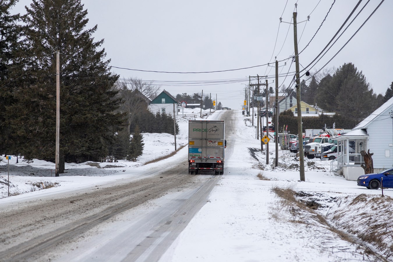 La pluie verglaçante a créée quelques tracas sur les routes de la Beauce