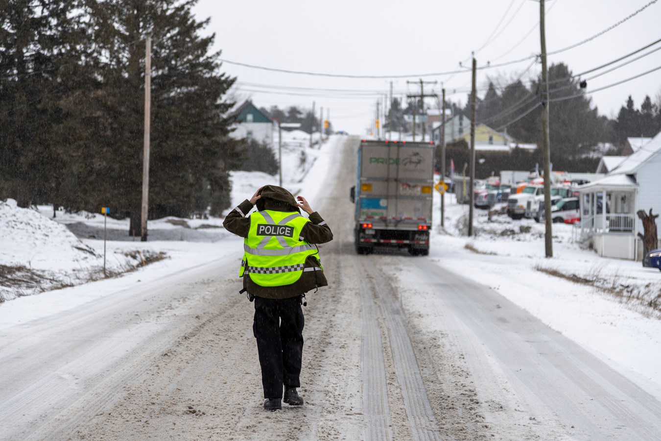 La pluie verglaçante a créée quelques tracas sur les routes de la Beauce