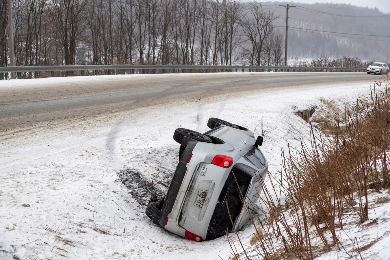 La pluie verglaçante a créée quelques tracas sur les routes de la Beauce