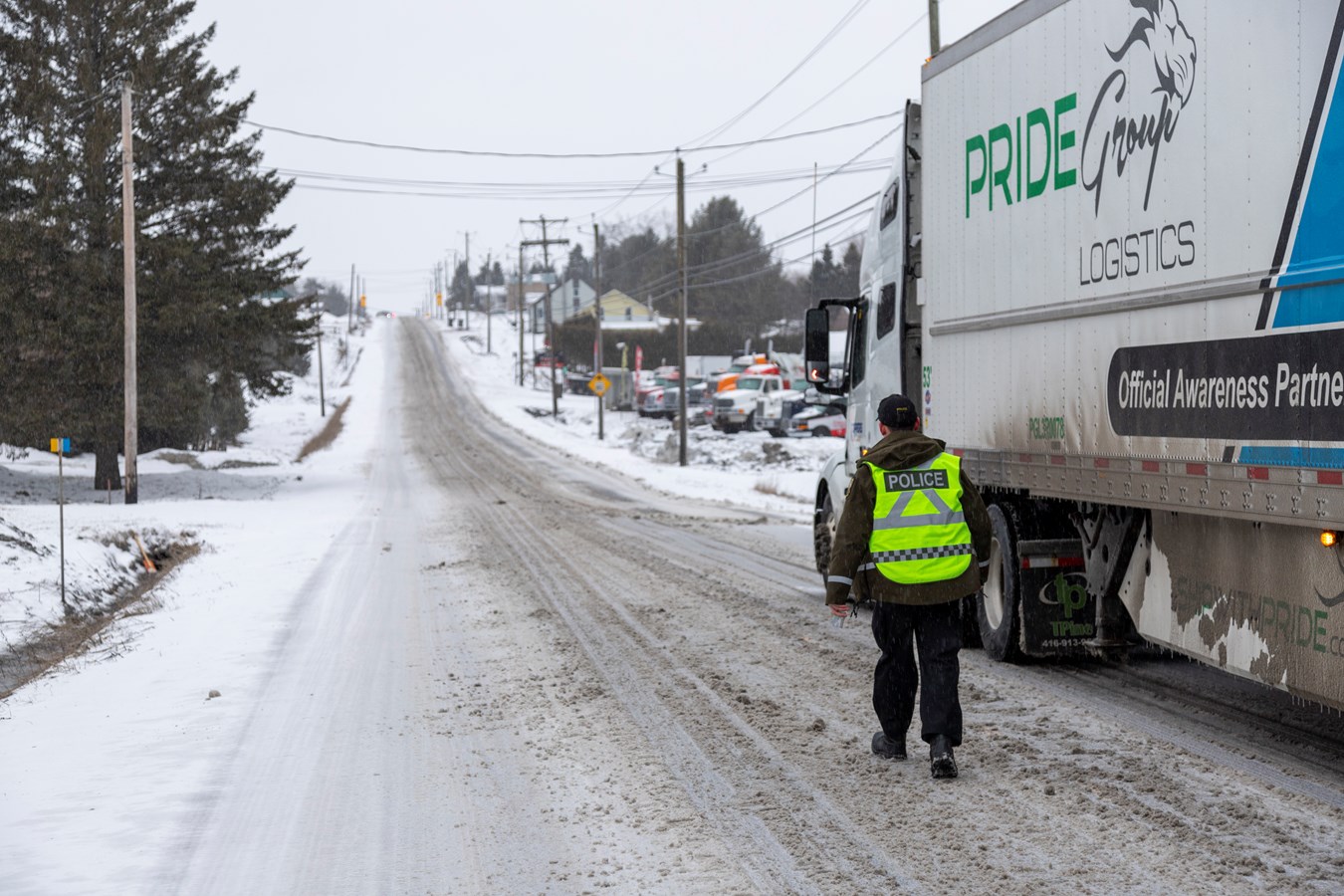 La pluie verglaçante a créée quelques tracas sur les routes de la Beauce