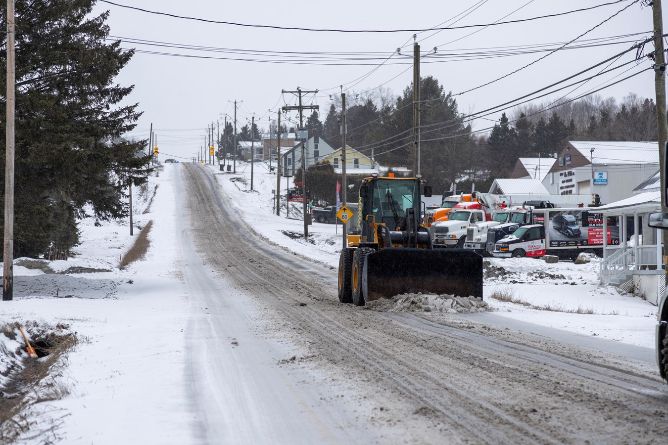 La pluie verglaçante a créée quelques tracas sur les routes de la Beauce