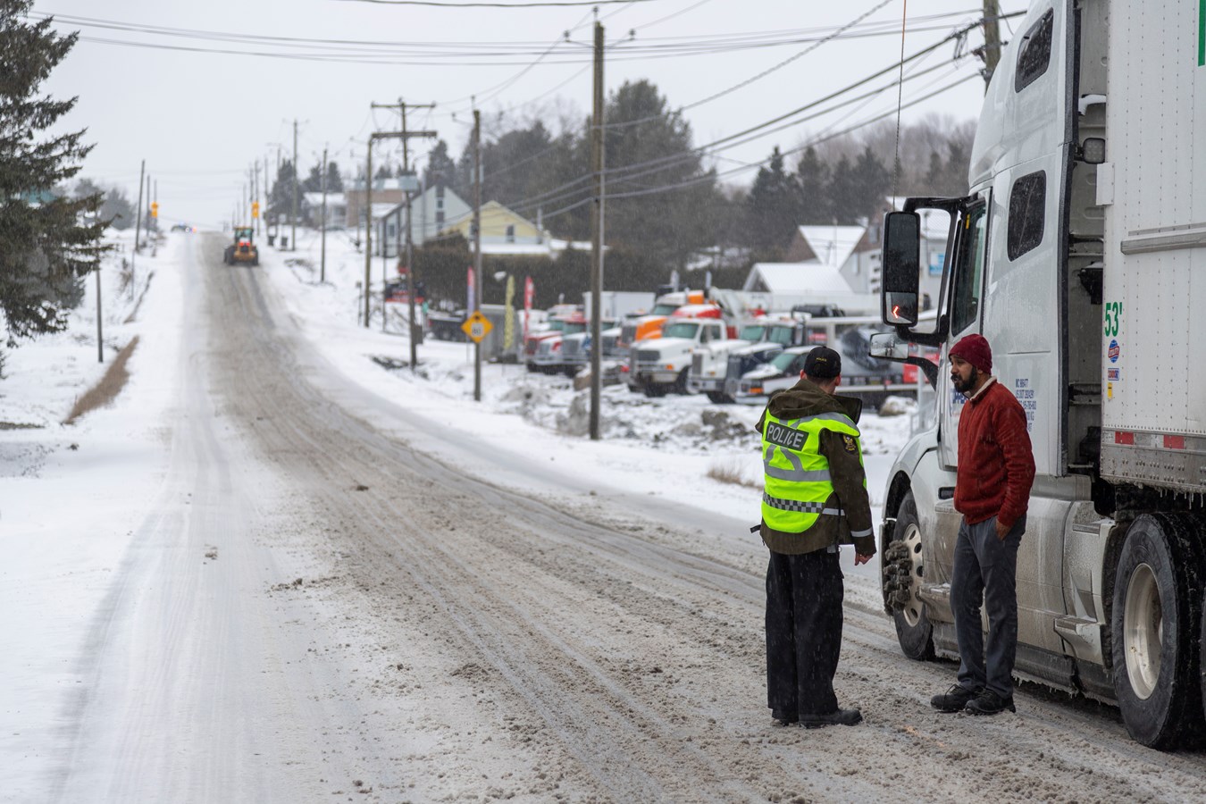 La pluie verglaçante a créée quelques tracas sur les routes de la Beauce