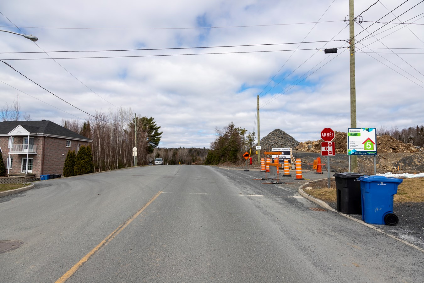 Fermeture d’un tronçon de la route Fraser à Beauceville dès aujourd'hui
