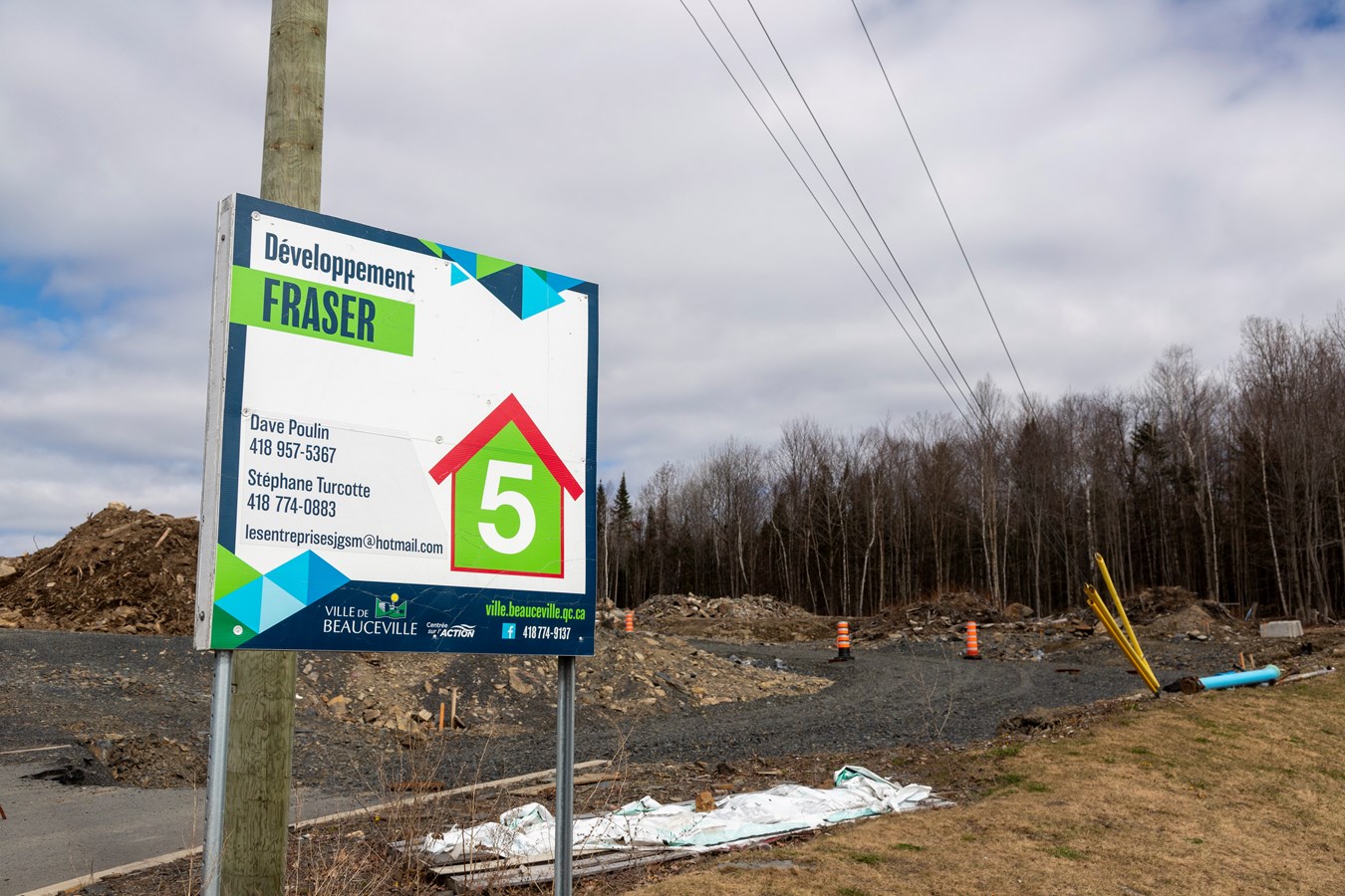 Fermeture d’un tronçon de la route Fraser à Beauceville dès aujourd'hui
