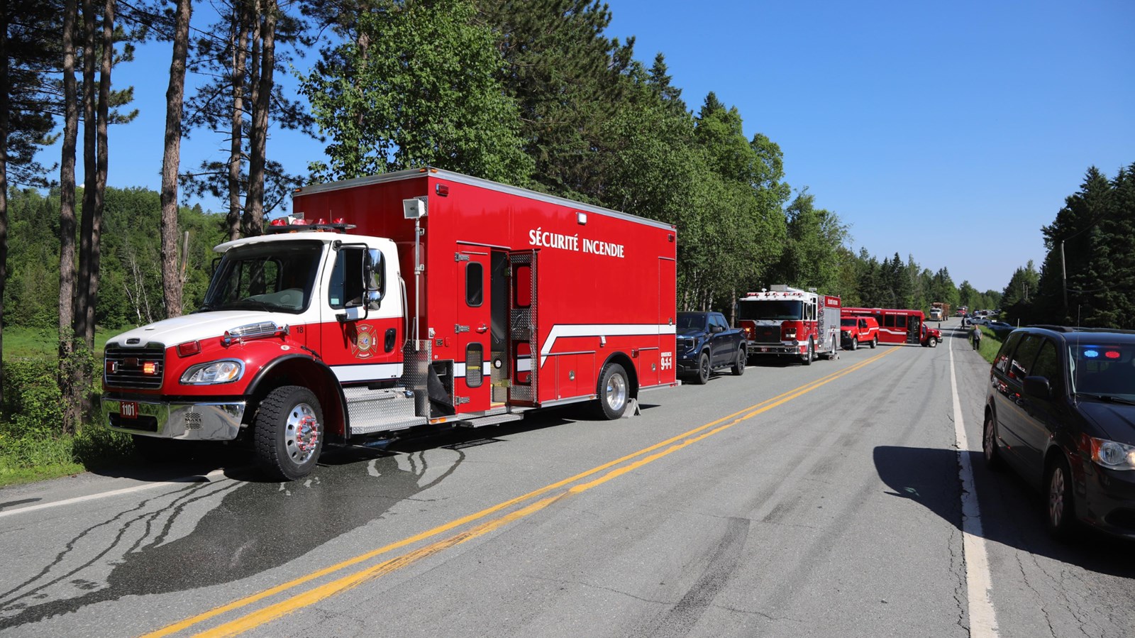 Route 204: un accident fait un blessé grave