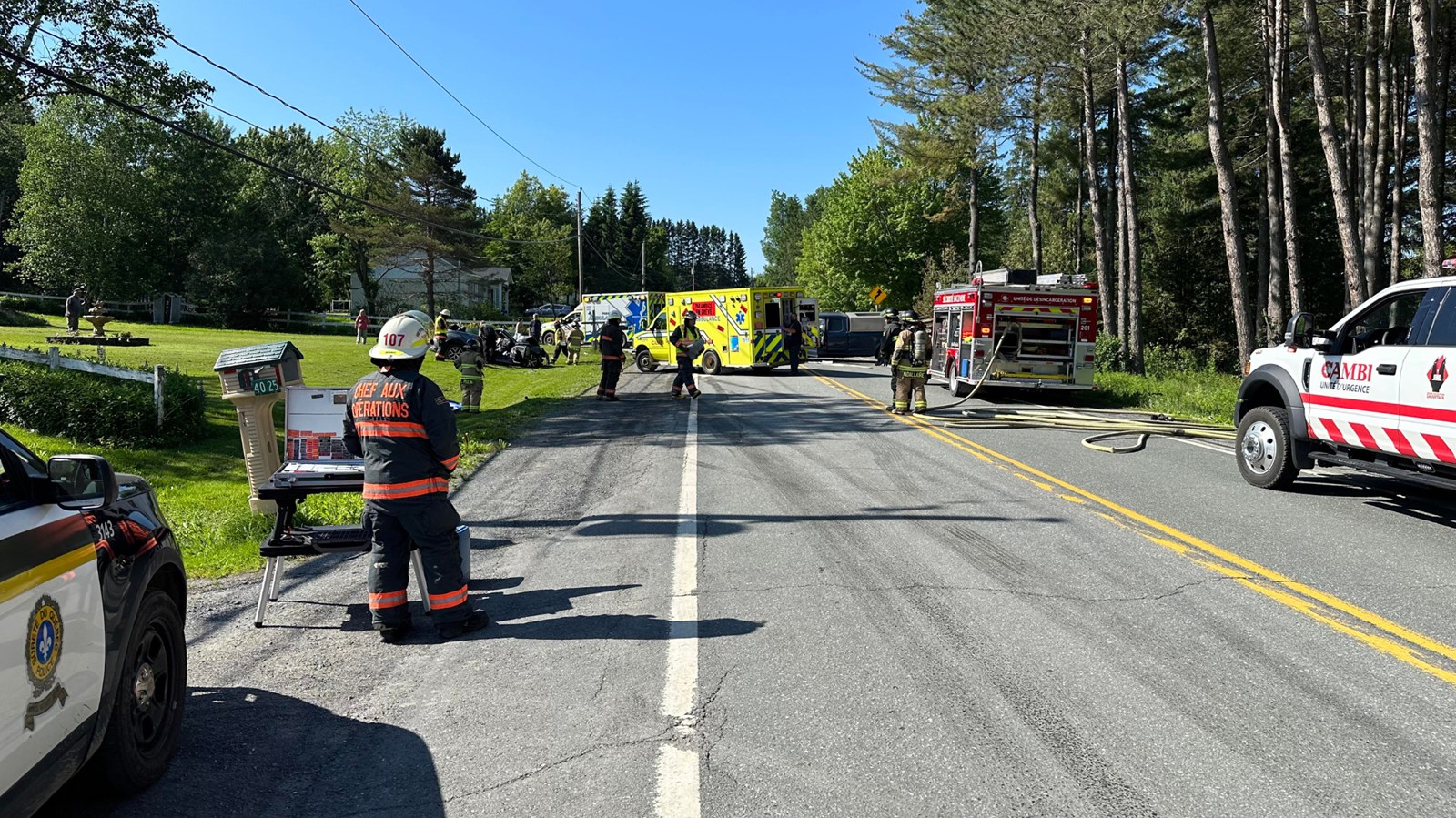Route 204: un accident fait un blessé grave